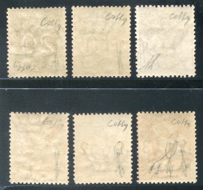 聖馬力諾 1924 - 匯票系列 6 個值的應付郵資 - Sassone tv 1-6 #1.2