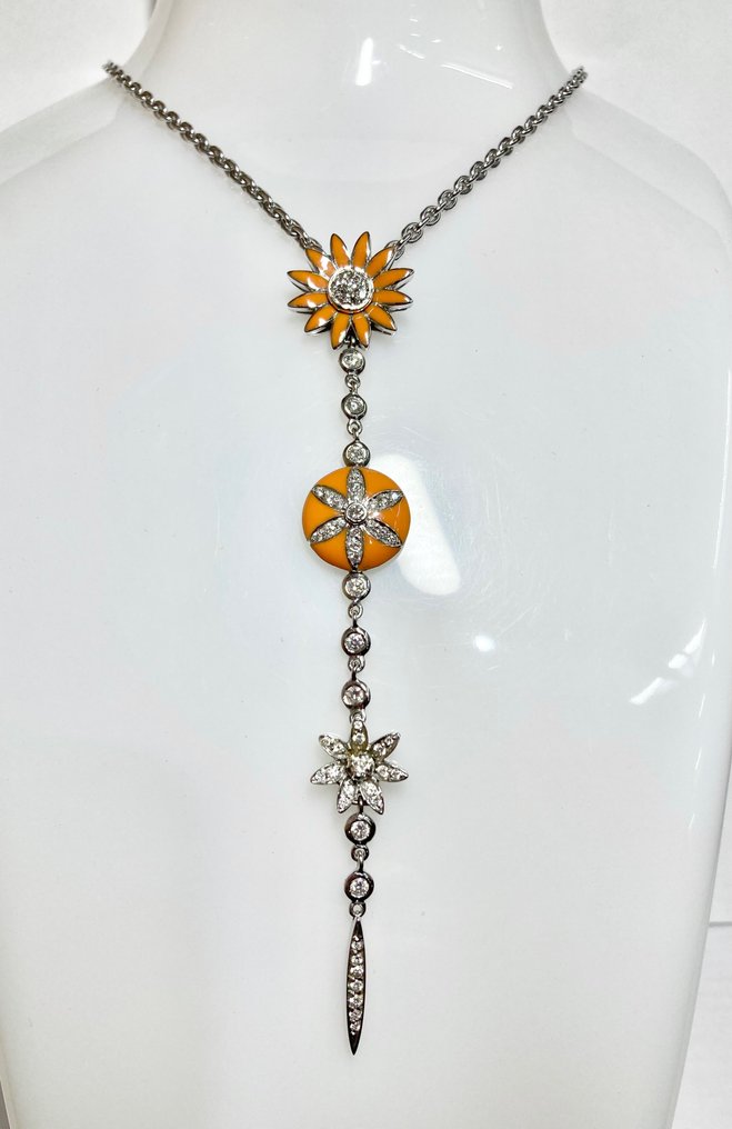 la nouvelle bague - Collar necklace - Luxury White gold Diamond #1.1