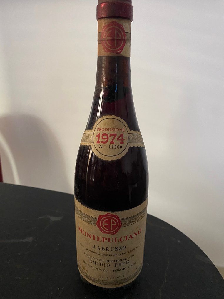 1974 Emidio Pepe Montepulciano d’Abruzzo - Abruzzo - 1 Bottiglia (0,75 litri) #1.1