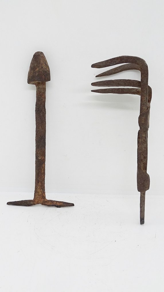 pair of fertility fetish objects ex coll Blandin - Moba - Togo #1.2