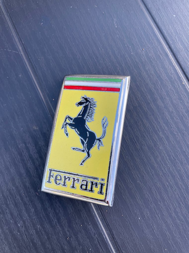 Abzeichen Ferrari 1960 Badge de Capot OMEA Milano - Italien - 20. Jahrhundert - spät #2.1