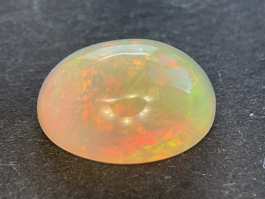 Lys gul Krystall opal - 3.11 ct #1.1