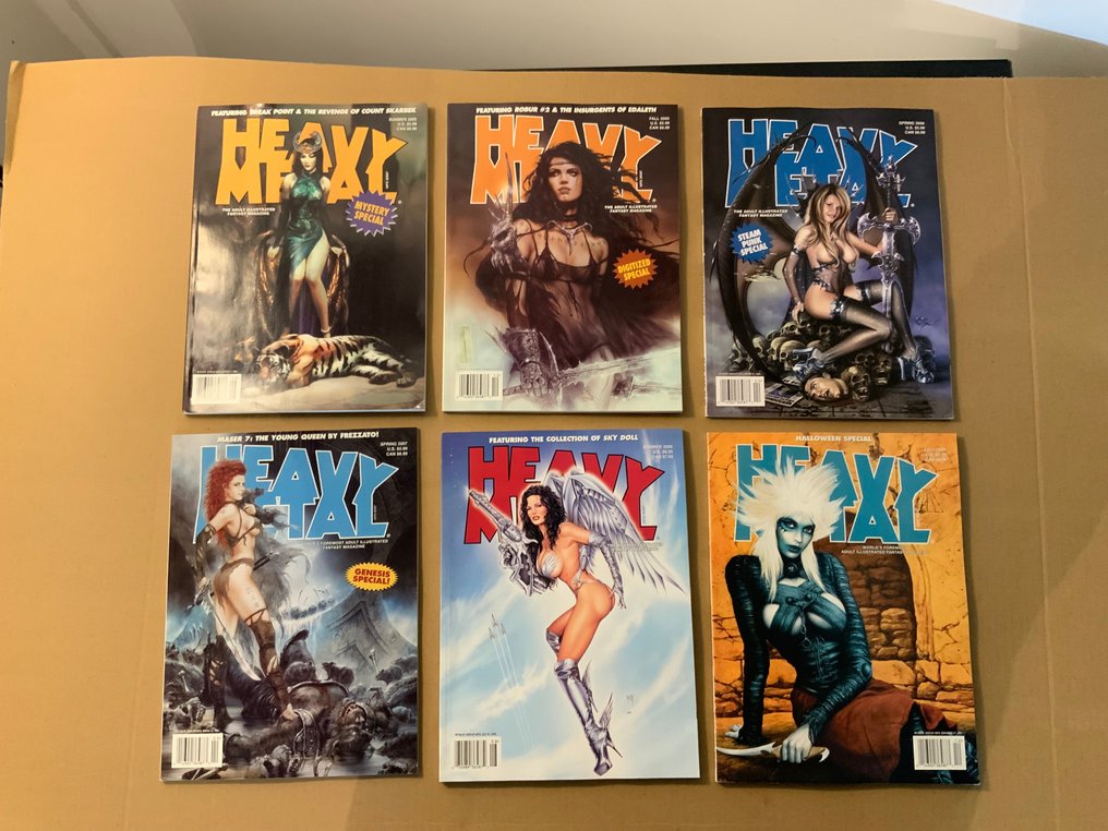 Heavy Metal Specials!  USA Adult 18+ Magazine! - Mystery Special, Halloween Special, Genesis Special, Steampunk Special, SkyDoll Special and more! - 9 Comic collection - Eerste druk - 2005/2008 #2.1