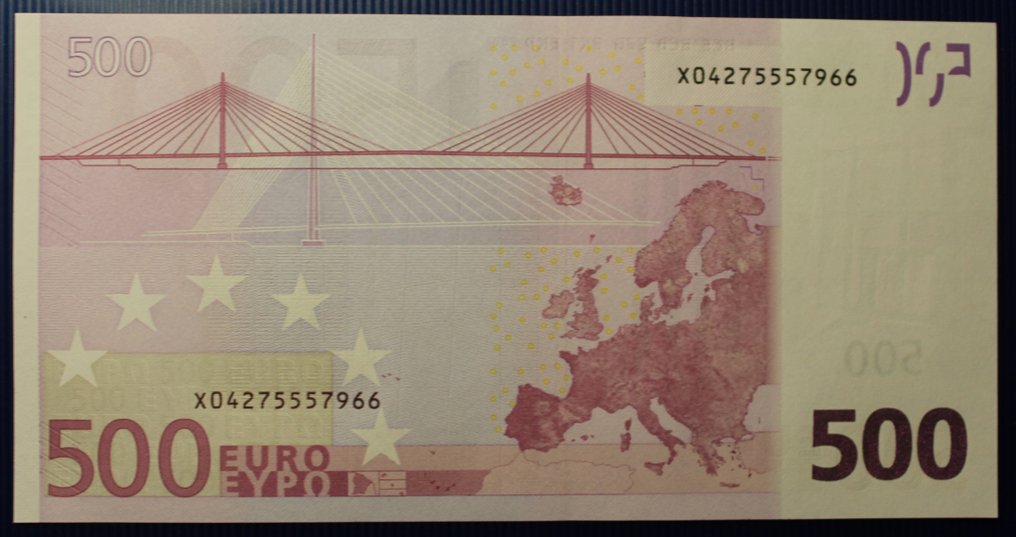 Uniunea Europeană - Germania. -  500 Euro 2002 - Trichet - Pick 14x #2.1