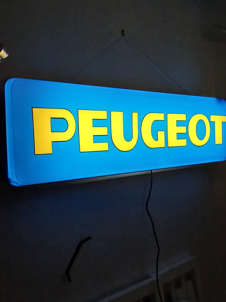 Sign - Peugeot - Grande insegna luminosa - 1980 #1.1