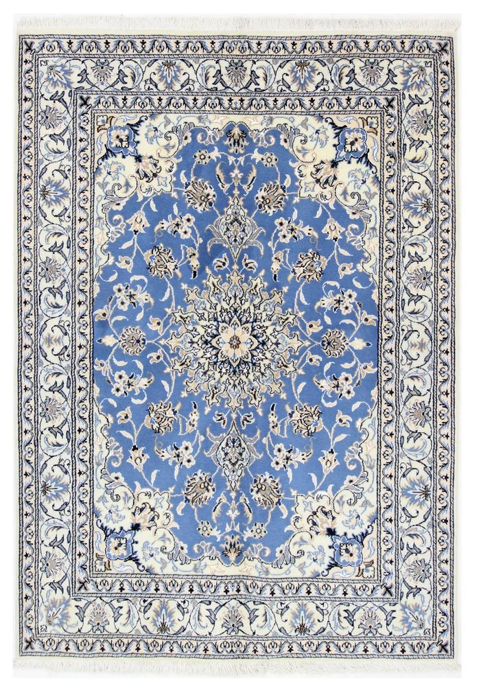 原廠波斯地毯Nain 12 La Kashmari 新品 - 小地毯 - 207 cm - 145 cm #1.1