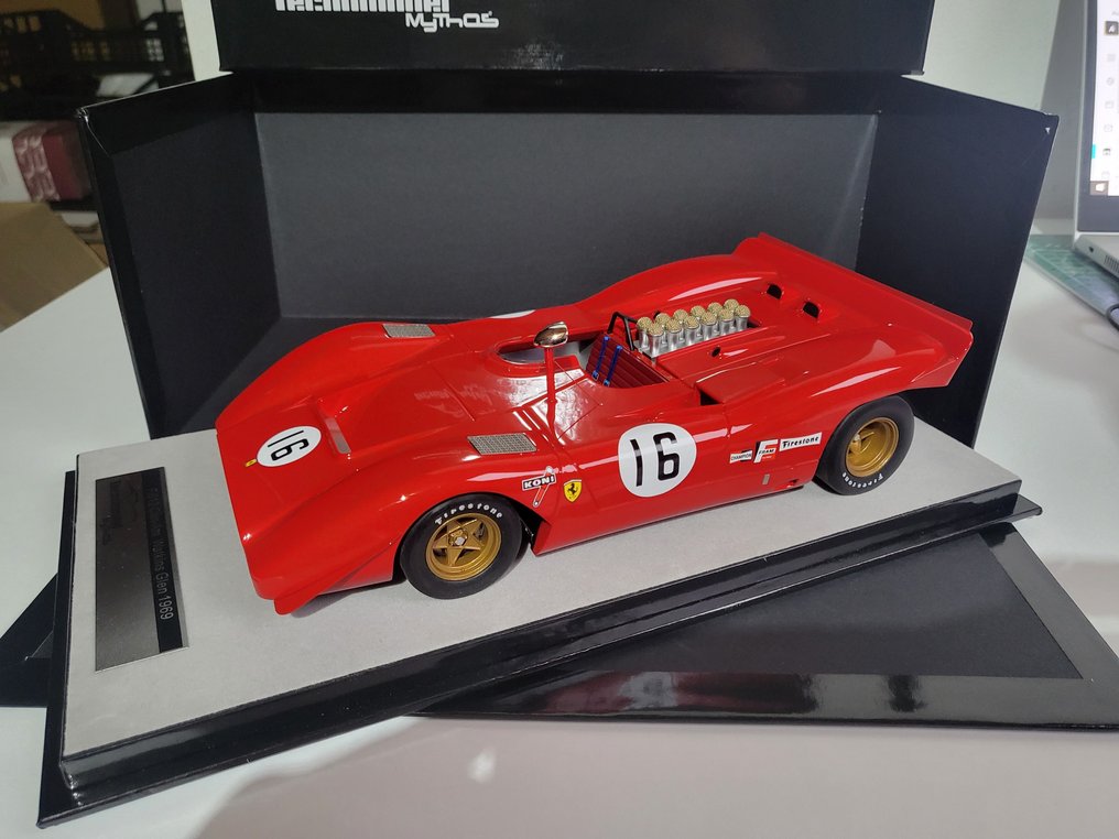 Tecnomodel 1:18 - Rennwagenmodell - Ferrari 612P CanAm Watkins Glen 1969 Amon - TM18-256B #1.0