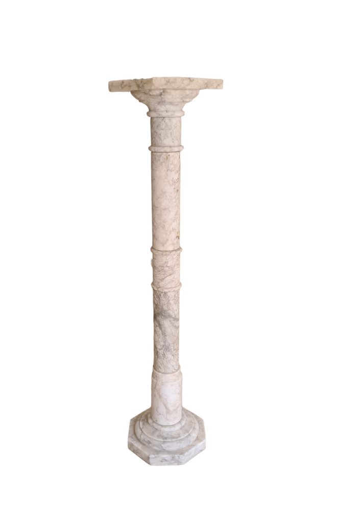 Bancada - Pedestal em mármore Carrara #1.1