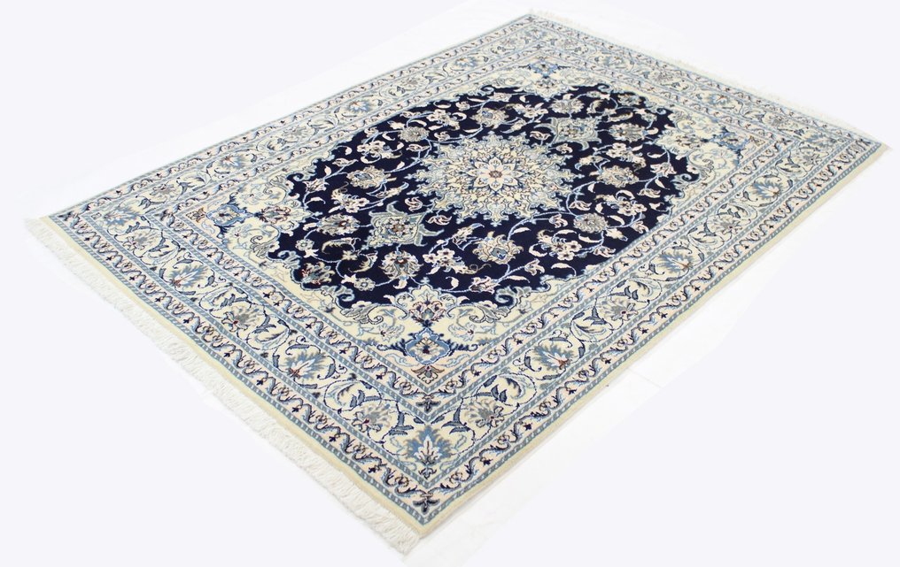 原廠波斯地毯Nain 12 La Kashmari 新品 - 小地毯 - 198 cm - 144 cm #1.2