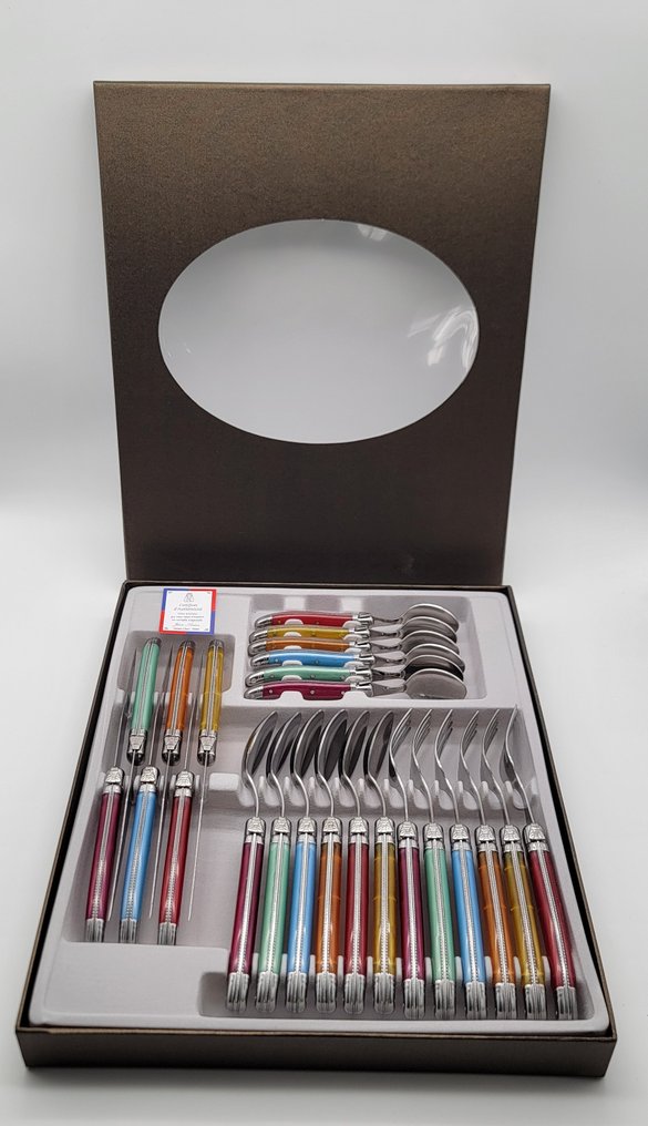 Laguiole Jean Néron - Maitre coutelier Jean Néron - Servizio di posate (24) - ABS - Set di posate Jean Néron #1.0