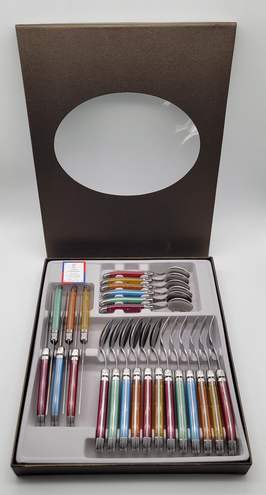 Laguiole Jean Néron - Maitre coutelier Jean Néron - Servizio di posate (24) - ABS - Set di posate Jean Néron #1.0