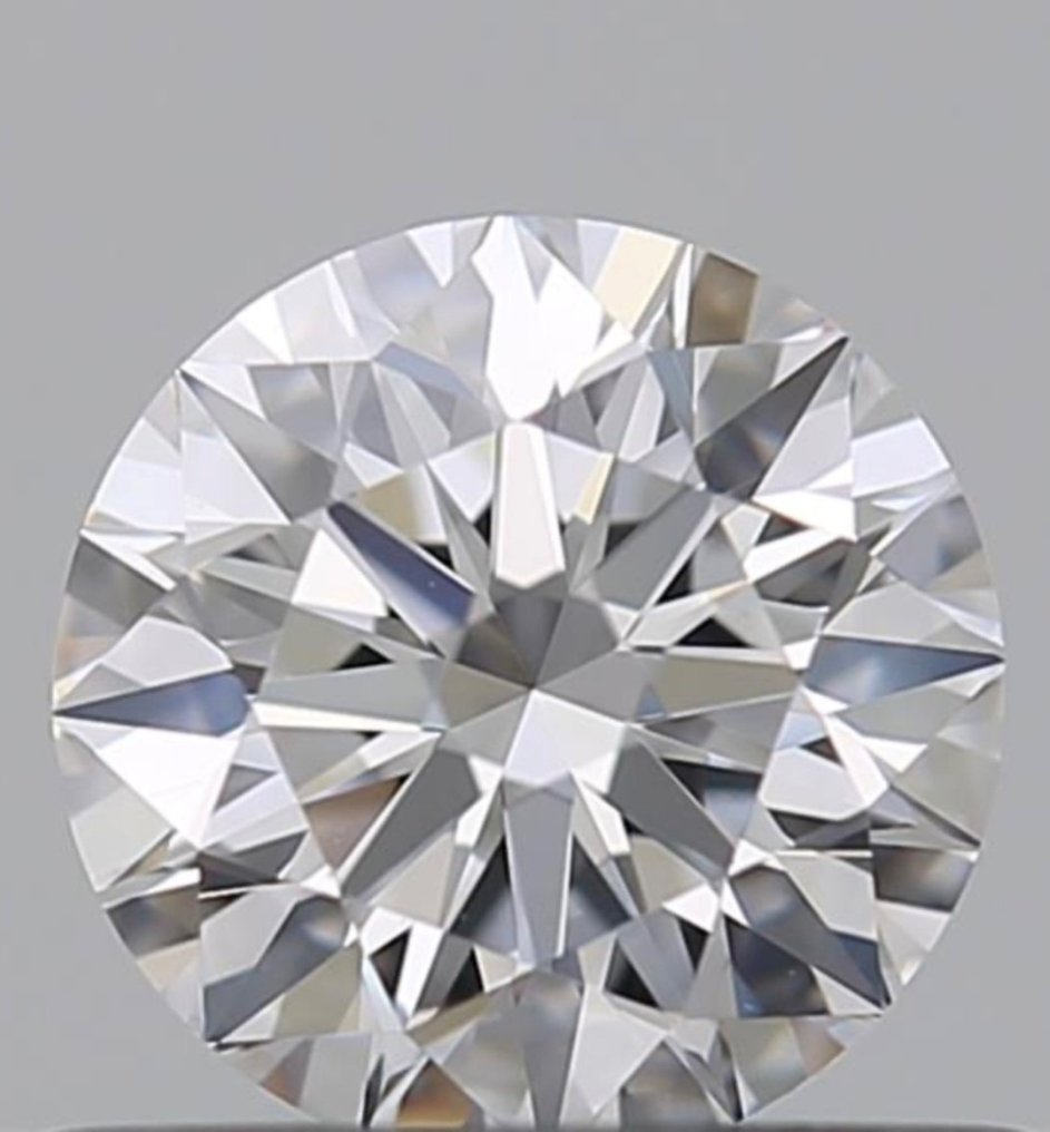 1 pcs Diamant - 0.56 ct - Brilliant - D (farveløs) - IF (fejlfri), Ex Ex Ex #1.1