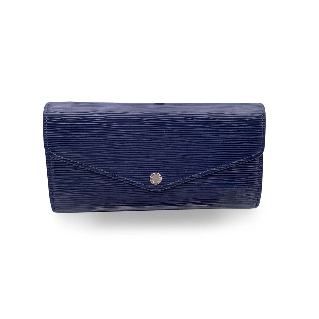 Louis Vuitton - Blue Epi Leather Long Flap Continental Sarah Wallet - 女士钱包 #1.1
