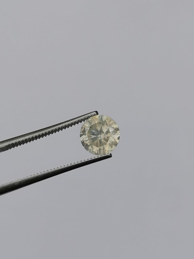 1 pcs Diamant - 1.00 ct - Rund - I - I1 #1.2