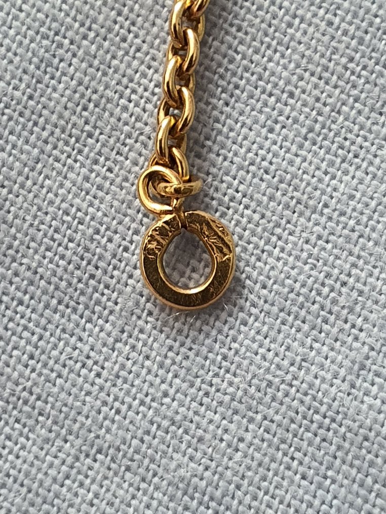 Halsband - 18 kt Gult guld Pärla #2.2