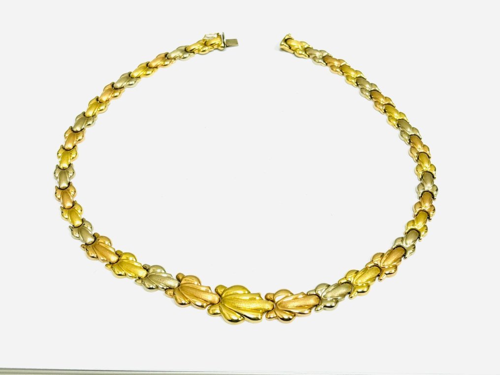 Collier ras du cou - 18 carats Or blanc, Or jaune, Or rose #1.1