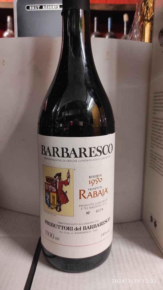 1990 Produttori del Barbaresco, Rabaja - Barbaresco DOCG - 1 Magnum (1,5 L) #1.2