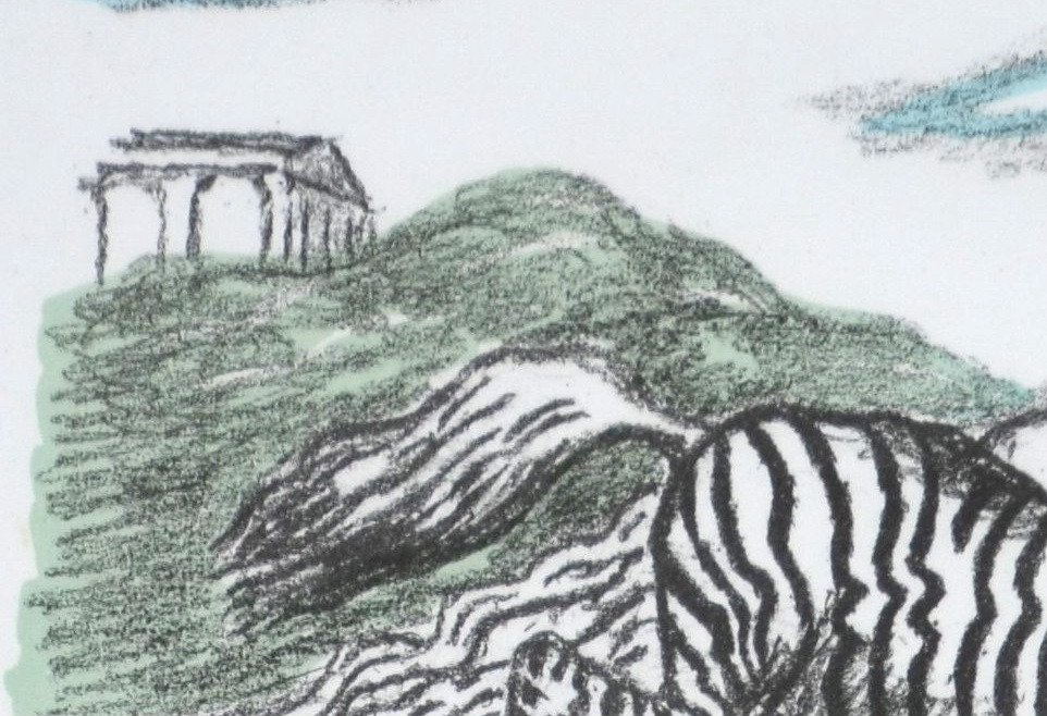Giorgio De Chirico (1888-1978) - Cavallo e Zebra #3.2