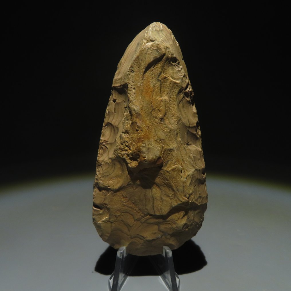 Neolithischen Stein Werkzeug. 3000–2000 v. Chr. 8,3 cm L. #1.2