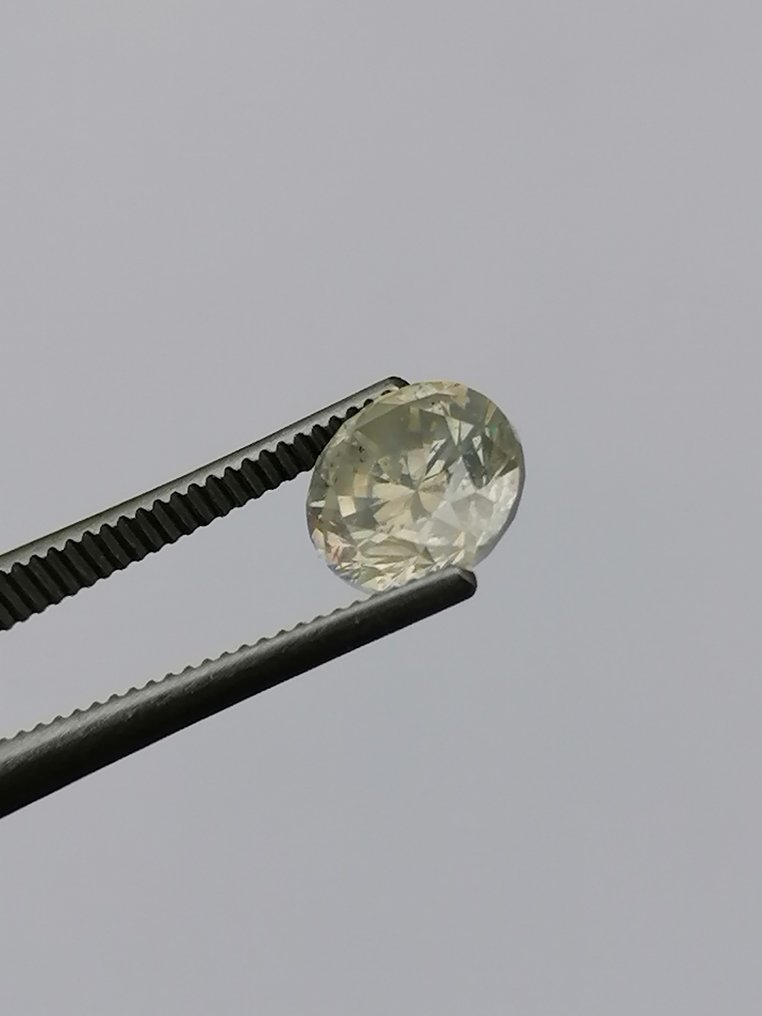 1 pcs 钻石 - 1.00 ct - 圆形 - I - I1 内含一级 #2.1