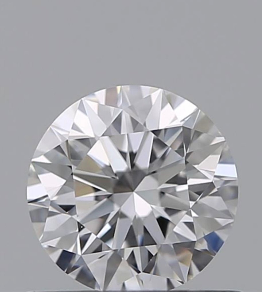 1 pcs 鑽石 - 0.55 ct - 明亮型 - D (無色) - 無瑕疵的, Ex Ex Ex #1.1