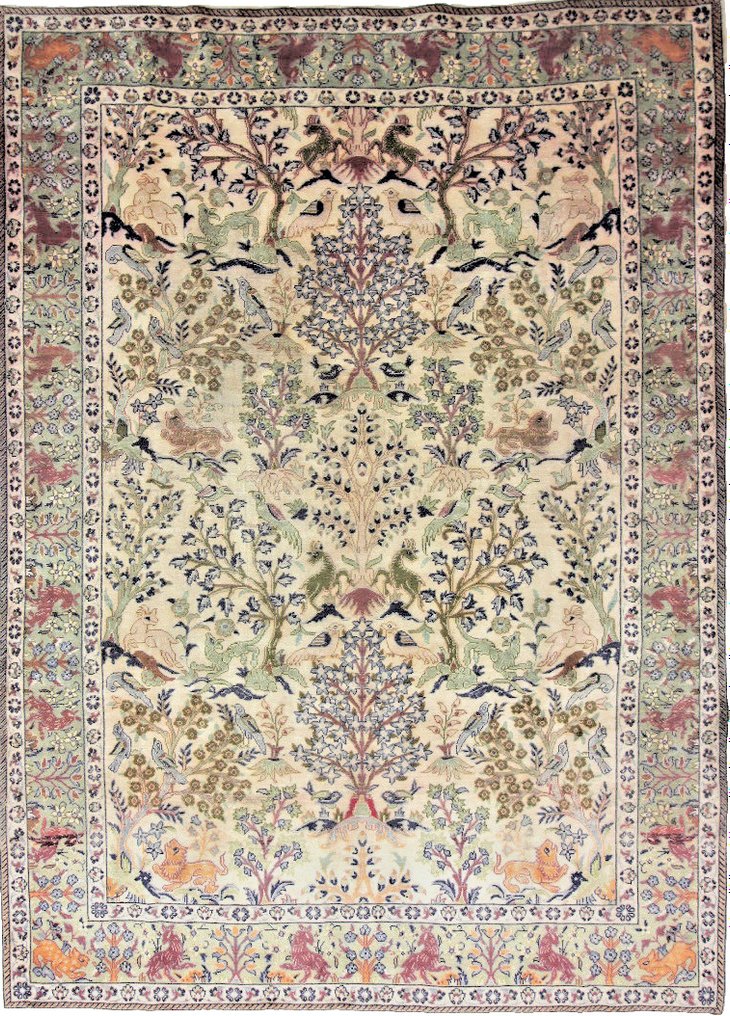 Halvgamle Isfahan - Teppe - 320 cm - 234 cm #1.1
