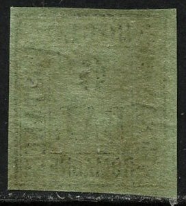 羅馬涅 1859 - 6 baj 綠黃色。完整且邊緣良好 - Sassone N. 7 #1.2