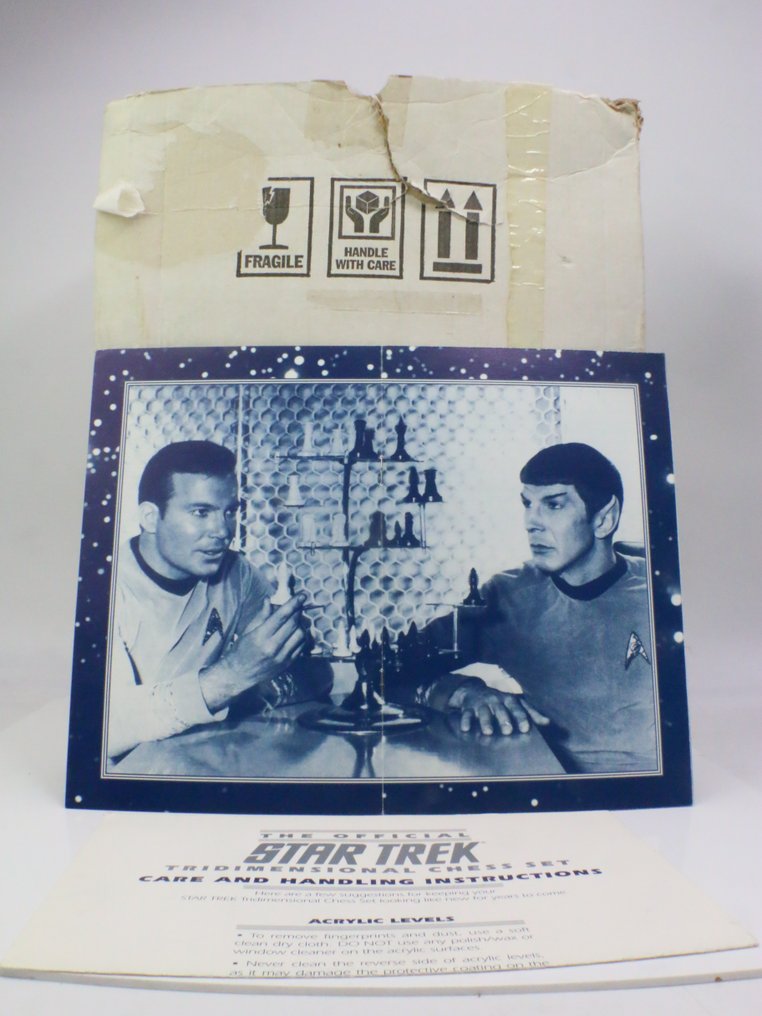 Schaakspel - Franklin Mint - Star Trek - 22-karaats verguld en 925 sterling verzilverd #2.2