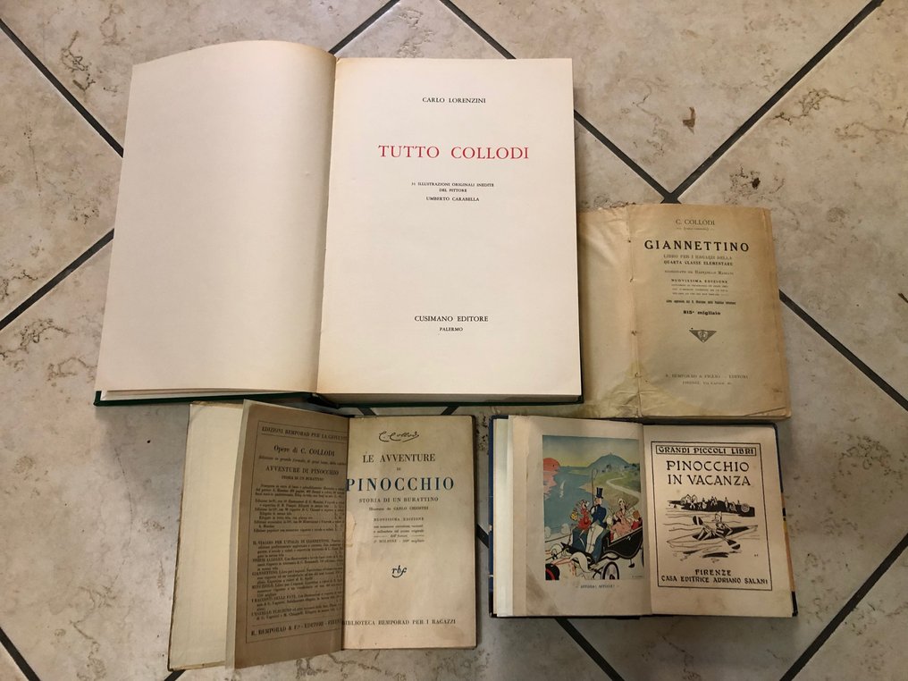 Carlo Lorenzini / Collodi - Le avventure di Pinocchio / Pinocchio in vacanza / Tutto Collodi / Giannettino - 1923-1964 #2.1