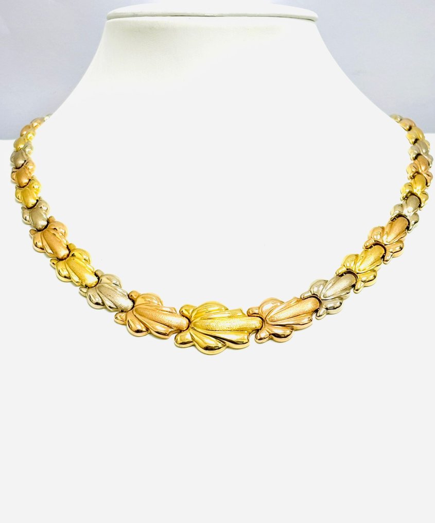 Collar necklace - 18 kt. Rose gold, White gold, Yellow gold  #2.1