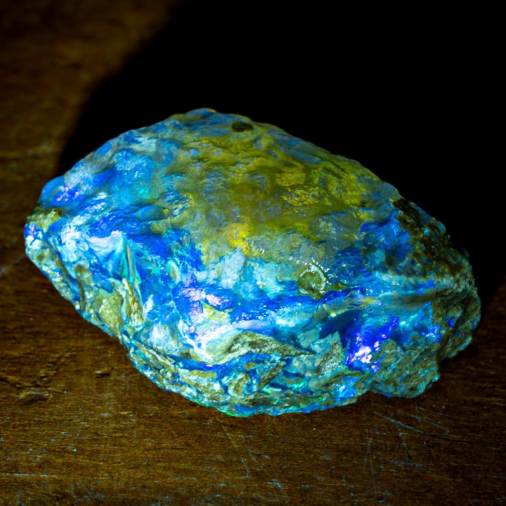 非常罕见的天然 AAA+++ 水晶蛋白石未经处理 275.35 克拉- 55.07 g #2.1