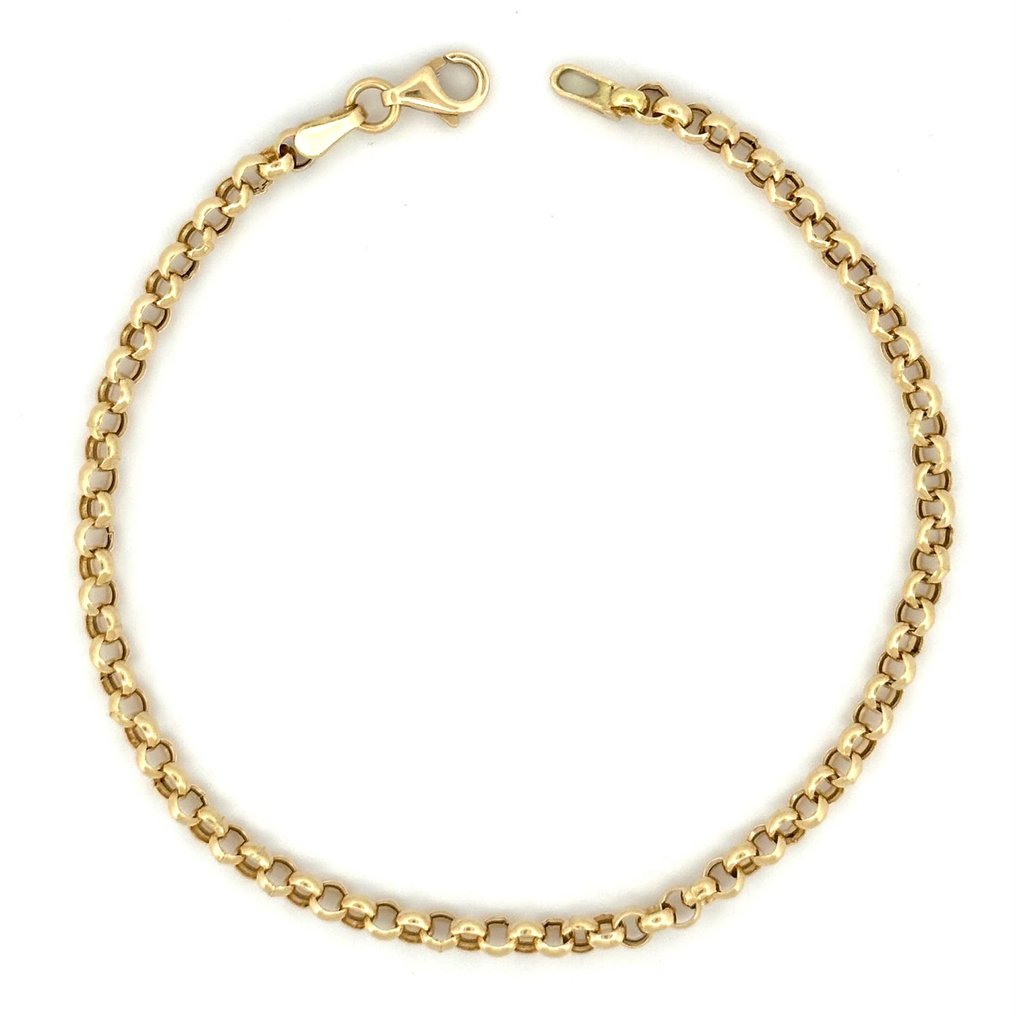 Bracciale a catena - 2.6 gr - 19.5 cm - 18 Kt - Chain bracelet - 18 kt. Yellow gold #2.1