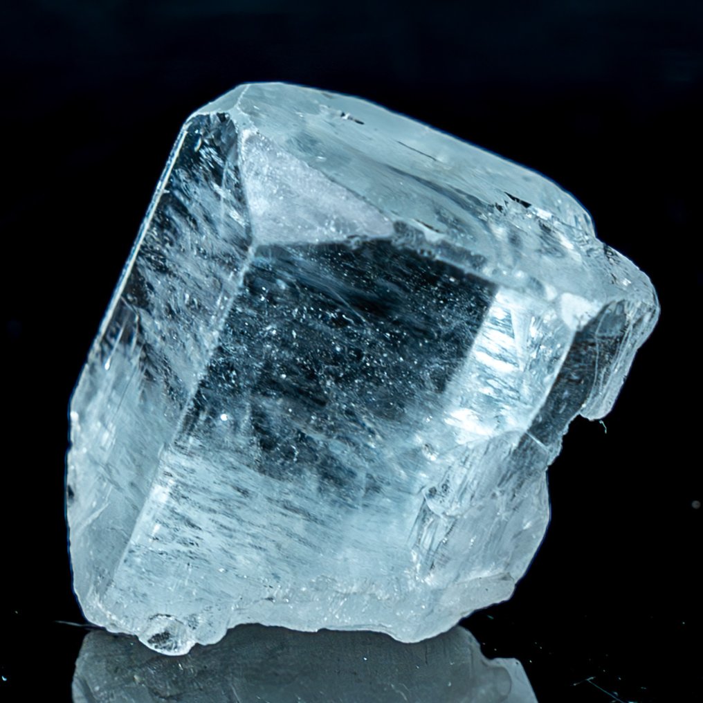 Φυσικό διαφανές φως Blue Aquamarine Crystal Untreated 44,8ct- 20.19 g #1.1