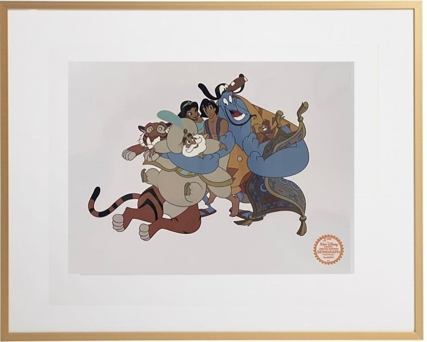 Disney - Fine art serigraph cel - Aladdin #1.1