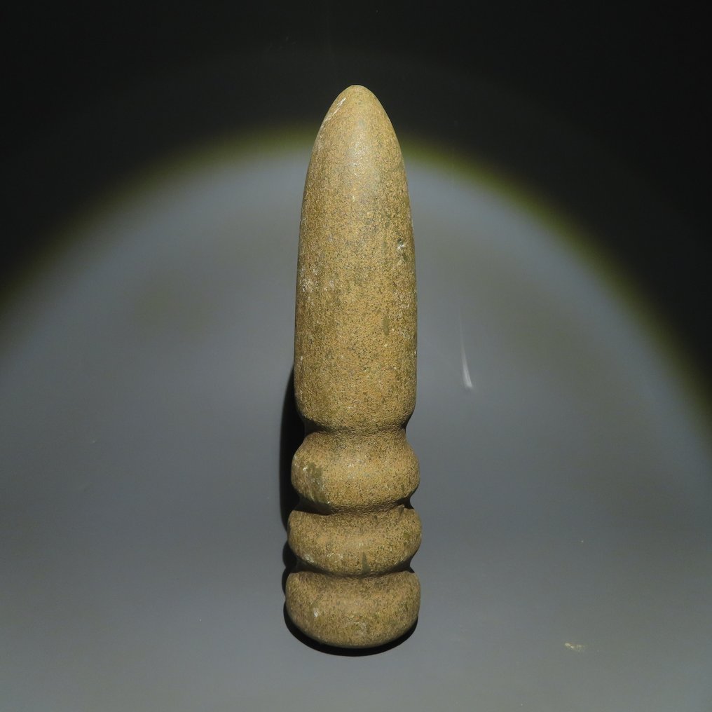 Neolithisch Steen Hulpmiddel. 3000-1500 v.Chr. 24,2 cm L.  (Zonder Minimumprijs) #1.1