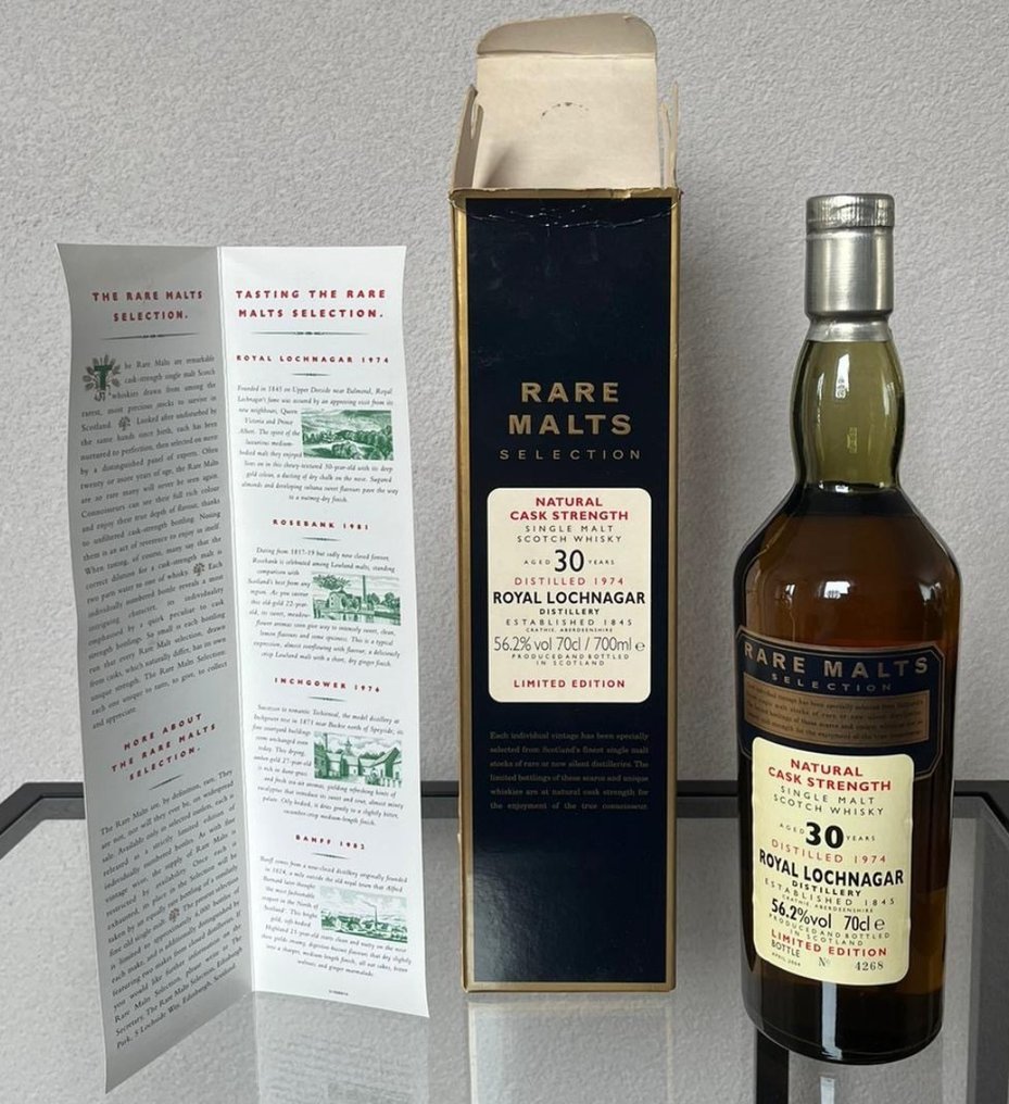 Royal Lochnagar 1974 30 years old - Rare Malts - Original bottling  - b. 2004  - 70 cl  #1.1