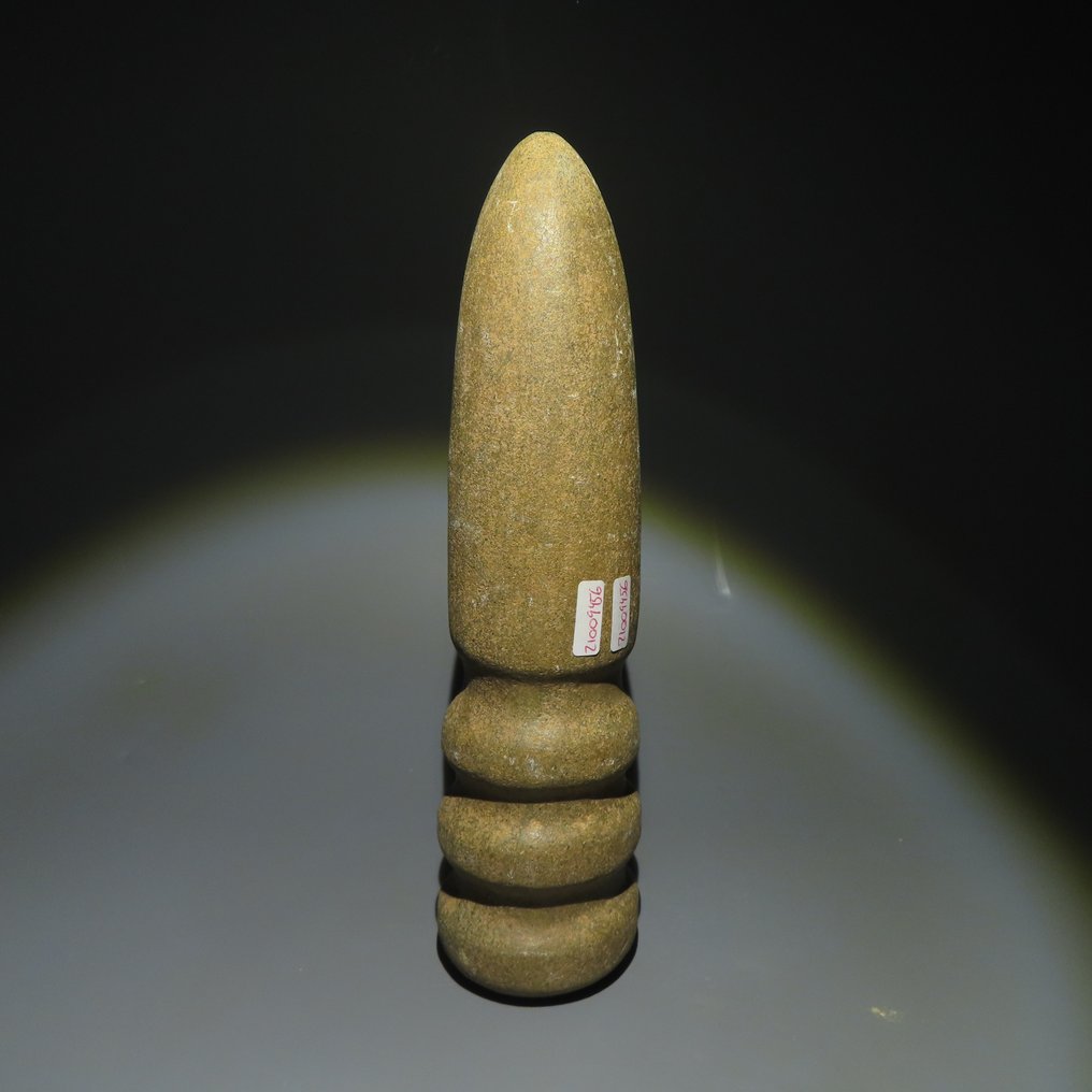 Neolithisch Steen Hulpmiddel. 3000-1500 v.Chr. 24,2 cm L.  (Zonder Minimumprijs) #2.1