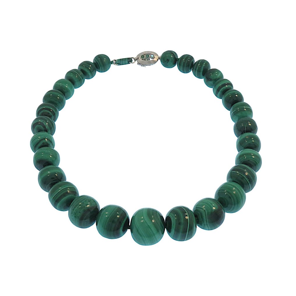 Halsband Vittguld - Smaragd #1.1