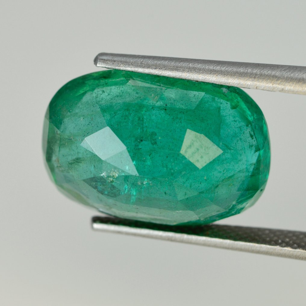 1 pcs  Verde Smarald  - 9.01 ct - IGI (Institutul gemologic internațional) - ZAMBIA ORIGINEA SMERALDA #3.2