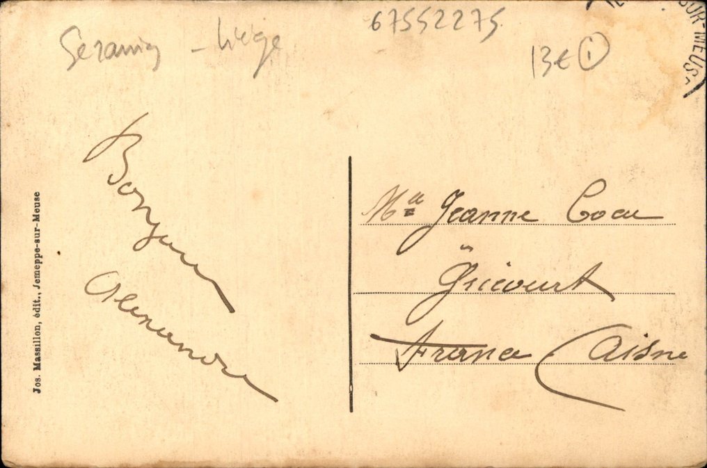 Bélgica - Valónia - Postal (114) - 1900-1960 #2.1