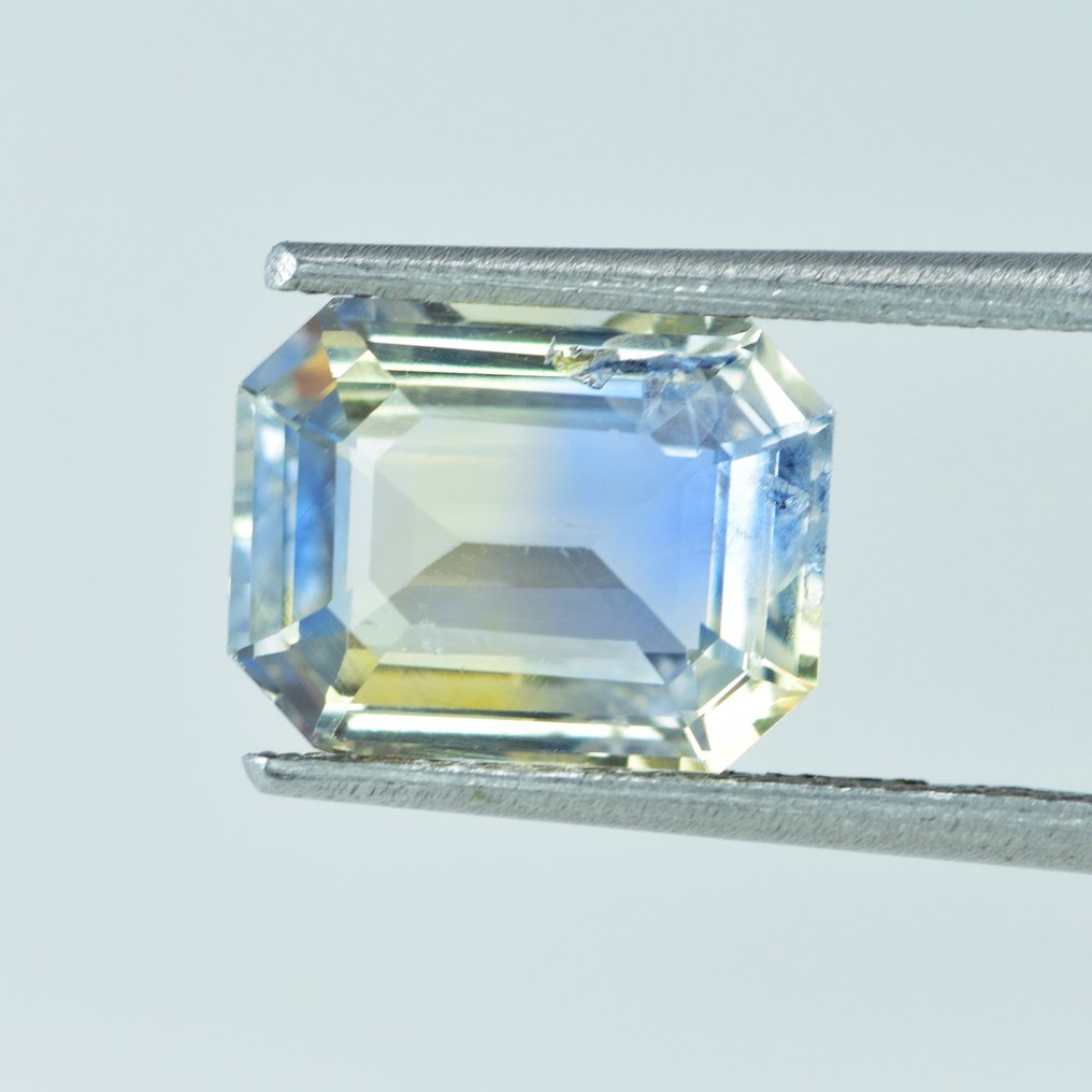 1 pcs  蓝色, 黄色 蓝宝石  - 3.06 ct - 国际宝石研究院（IGI） - 斯里兰卡蓝宝石 noheat #1.1