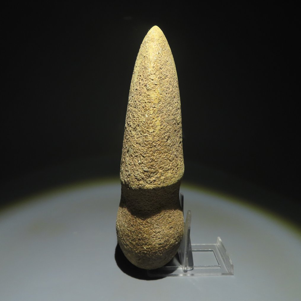 Neolithischen Stein Werkzeug. 3000-1500 v. Chr. 18,5 cm L.  (Ohne Mindestpreis) #1.2
