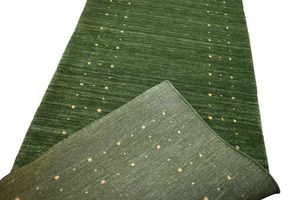 Gabbeh verde largo - sin usar - Alfombra estrecha larga - 290 cm - 85 cm #3.2