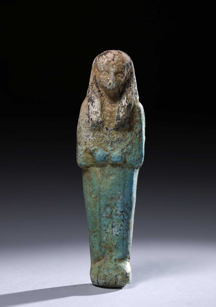 Egiptul Antic FaianÈ›Äƒ Ushabti - 10.5 cm #1.2
