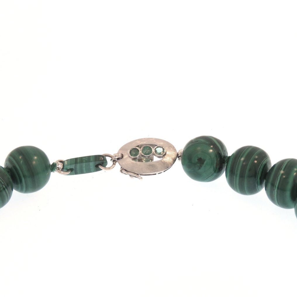 Halsband Vittguld - Smaragd #2.1