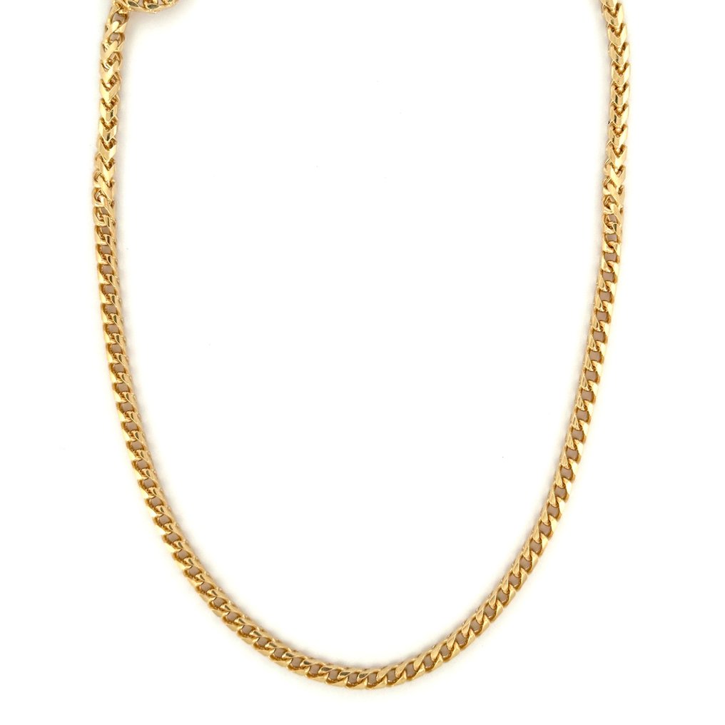 Collana modello “Franco” - 32.2 gr - 50 cm - 18 Kt - Halskette - 18 kt Gelbgold, Weißgold #1.2