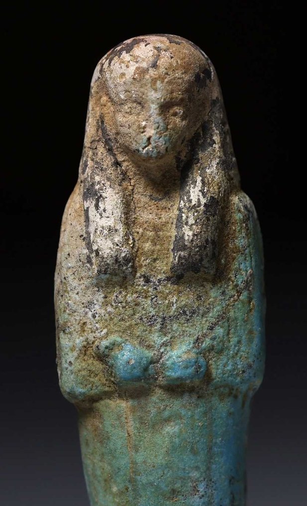 Egiptul Antic FaianÈ›Äƒ Ushabti - 10.5 cm #1.1