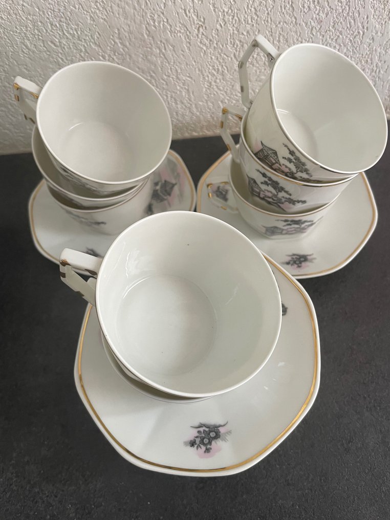 Limoges - 整套咖啡杯具 (19) - 瓷器 #3.1
