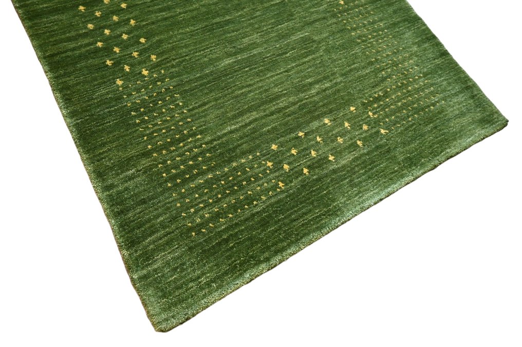 长绿色 Gabbeh - 未使用 - 狭长桌巾 - 286 cm - 82 cm #2.2