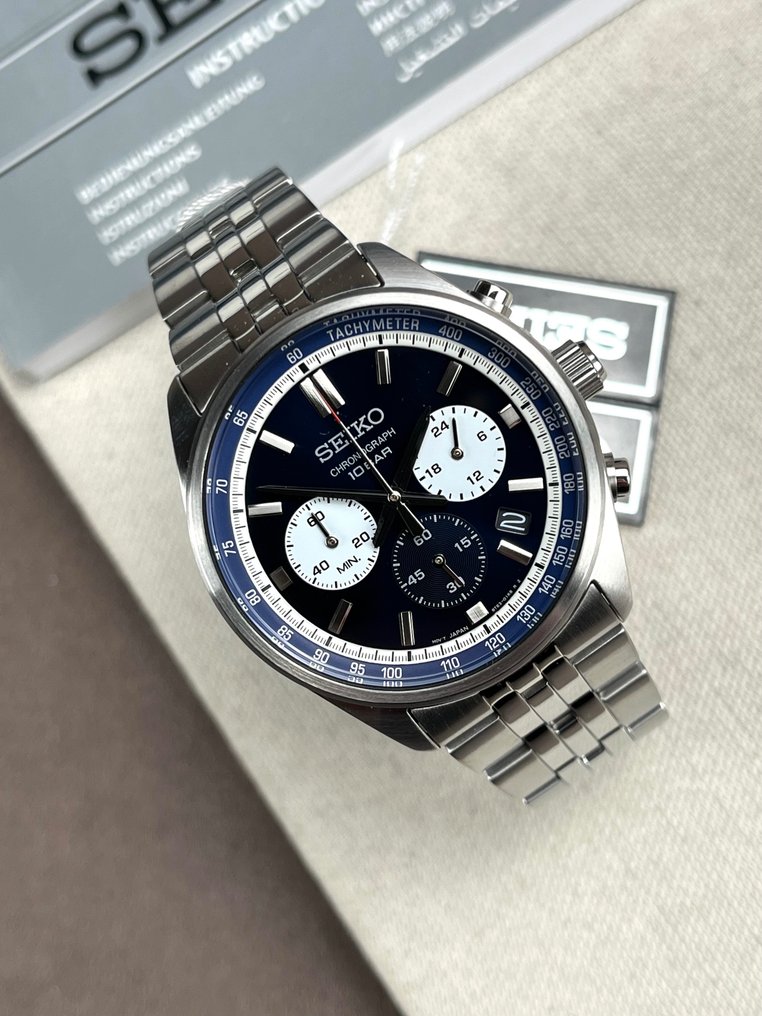 Seiko - Chronograph Date - Zonder Minimumprijs - SSB427P1 - Heren - 2020+  #1.0